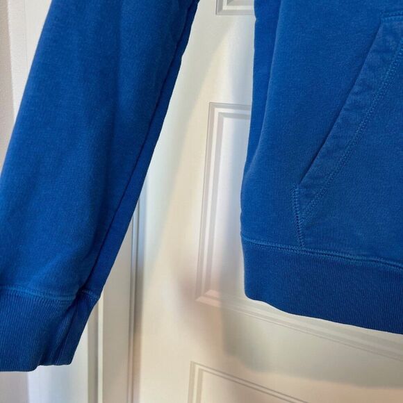Nike Vintage Y2K Blue Logo Front Pocket Cozy Fleece Crewneck Sweatshirt, Medium - Picture 4 of 7